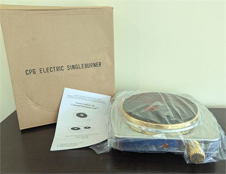CPG New in Box Electric Single Burner