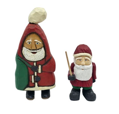 Folk Art, Hand Carved & Signed