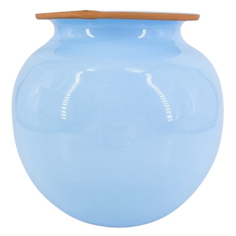 Pier 1 Imports Italian Blue Pottery Vase