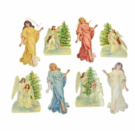 VTG 90's Shackman Cardboard Ornaments