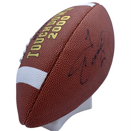 Tim Couch Autographed Cleveland Browns Official Touchdown 2000 Game Football