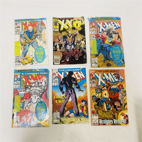 6 Uncanny X-Men Comics