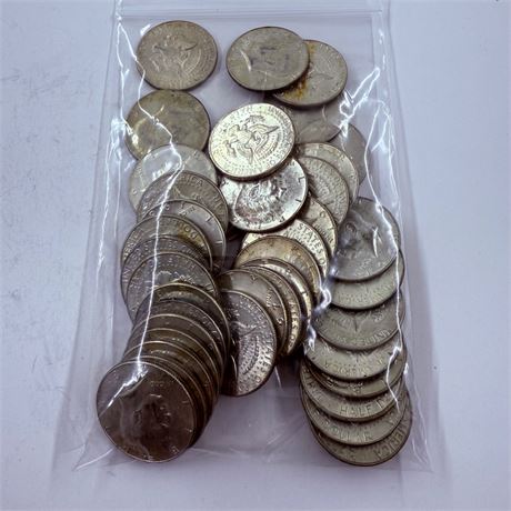 $20 Kennedy 40% Silver Half Dollars