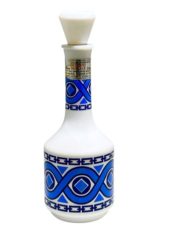 1960's French Arcopal Opaline Glass Bottle