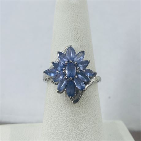 2.7g Sterling Ring Size 7.75