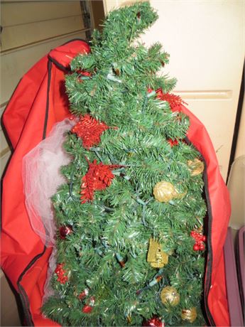 4' Pre-Lit Christmas Tree In Bag
