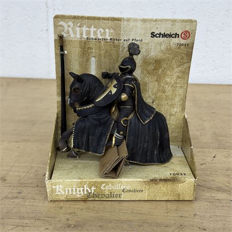 Schleich Black Knight on Horseback