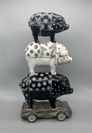 Three Stacked Pigs