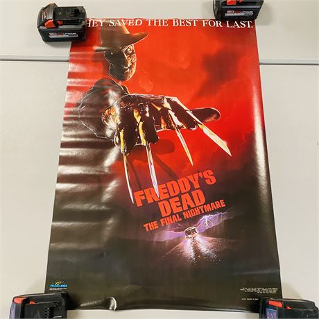 NOS 1991 Starmakers Freddy’s Dead Poster