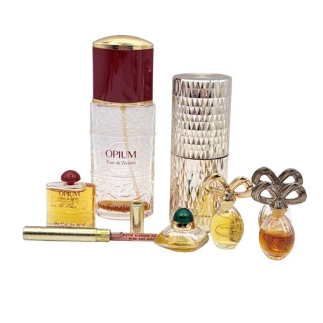 Perfume Lot Opium, Oscar De La Renta, Elizabeth Taylor
