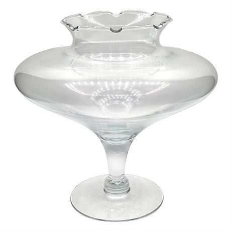 Princess House Clear Crystal Centerpiece Vase