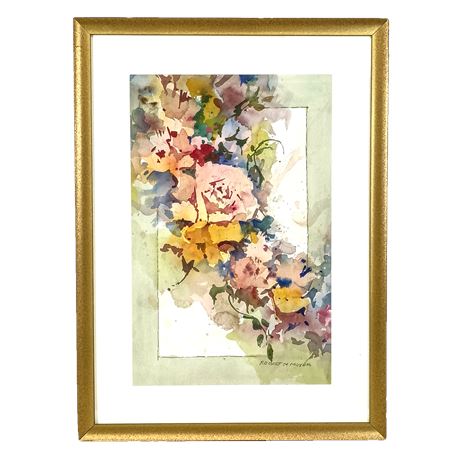 Roberto Moyer Floral Watercolor