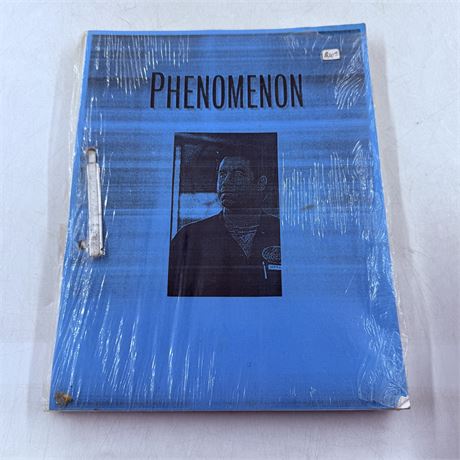 Phenomenon Movie Script
