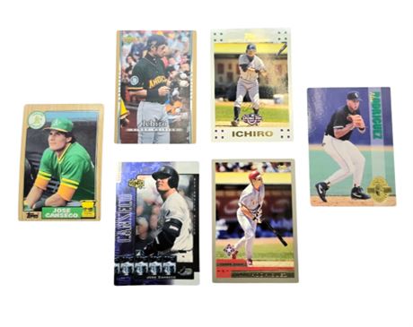 Ichiro, Rodriguez, and Canseco Mixed Lot