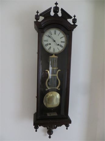 Pendulum Wall Clock w/Key