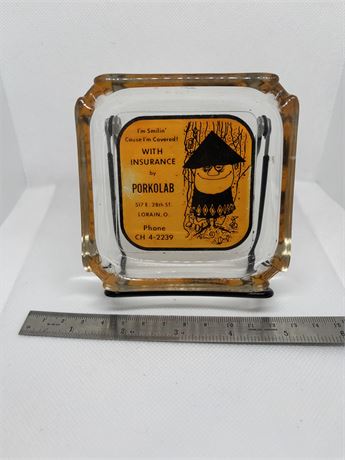 Porkolab Insurance Ashtray
