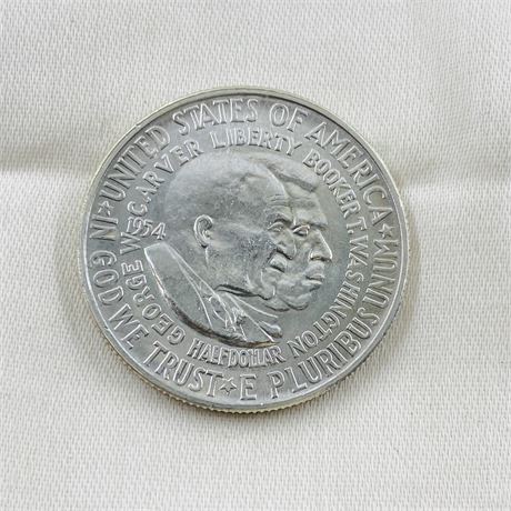 BU 1954-D George Washington Carver Half Dollar