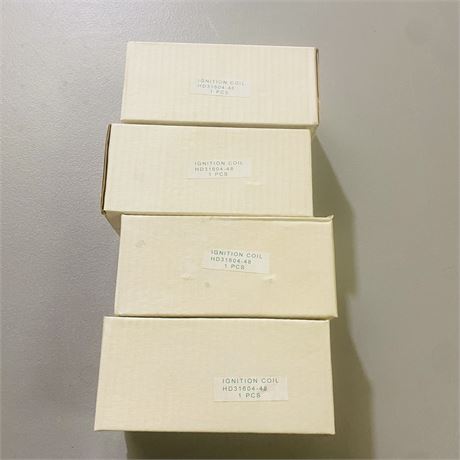 4 NOS Harley Davidson Panhead Ignition Coils