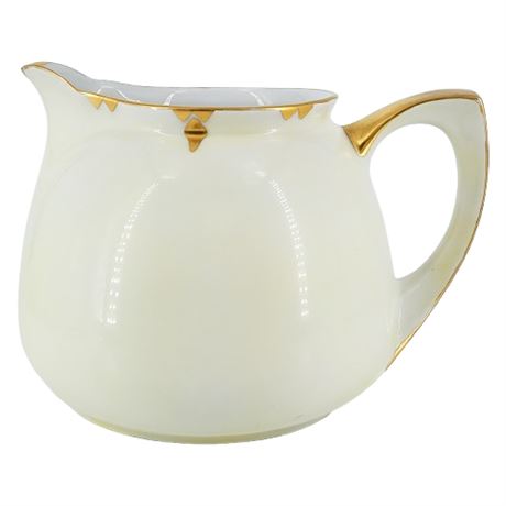 Vintage Porcelain Pitcher, Signed H. Gove '32