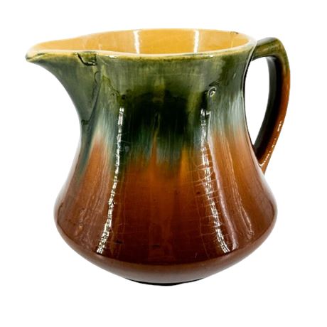 Early Roseville Pottery Blended Drip Glaze Pitcher