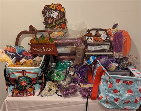 Lot Halloween and Thanksgiving Craft Supplies
