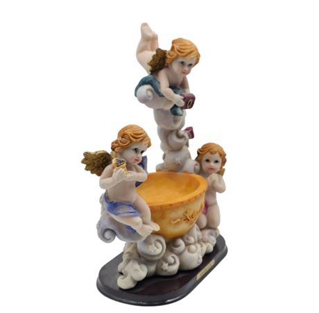Dolci Statue, Porcelain Cherubs