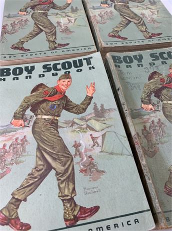 Lot of 4 1959-1964 Boy Scout Handbooks