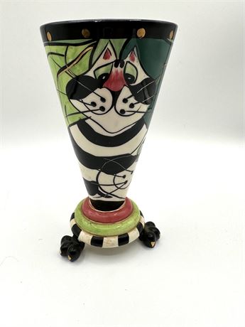 Cat art mug