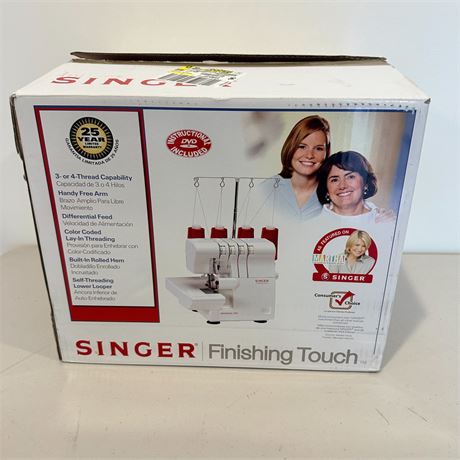 NIB Singer Finishing Touch Sewing Machine Model 14SH654