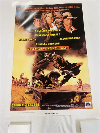 Once Upon a Time in the West 27x40 Movie Poster - ROLLED