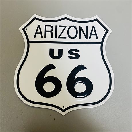 12” Route 66 Retro Sign
