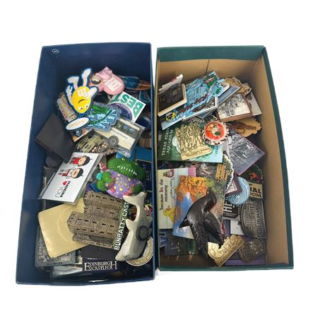 Large Lot of Assorted Refrigerator Magnets from World Travels