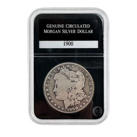 Circulated 1900-O Morgan Silver Dollar