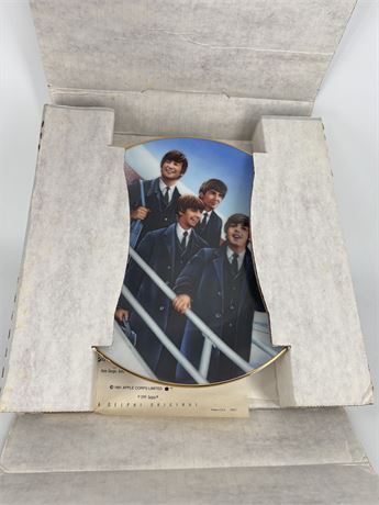 Beatles Hello America Plate