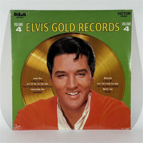Sealed Elvis Presley "Elvis' Gold Records - Volume 4" LP