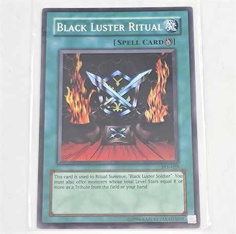 1996 Yu-Gi-Oh! Card, Black Luster Ritual