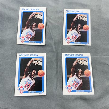 4 Michael Jordan Cards