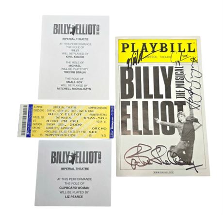"Billy Elliot" Cast Autographed Broadway Playbill
