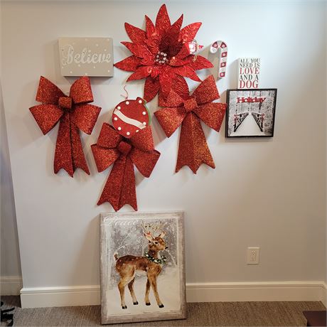 Holiday Wall Décor Lot