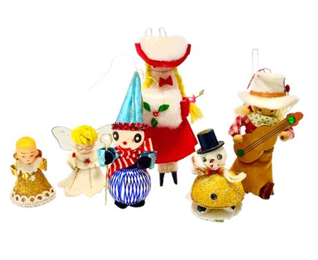 Vtg. Mixed Lot of Ornaments - 6