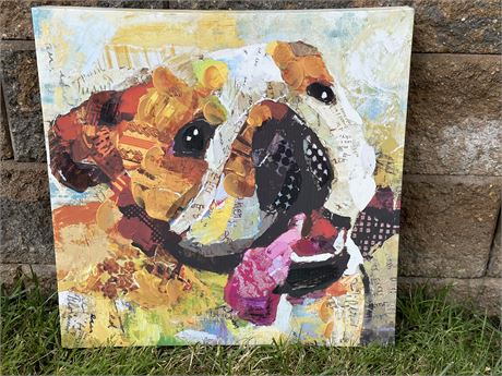 Canvas Art Dog