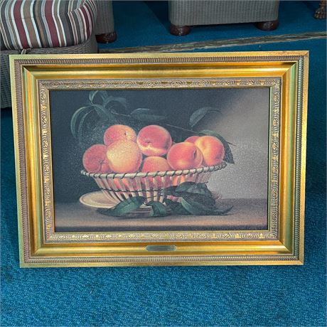 Decorator Reproduction Raphael Peale "Bowl of Peaches"