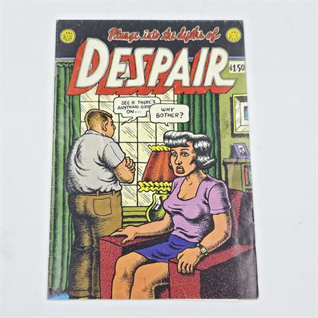 R Crumb 1983 Despair comic book Last Gasp