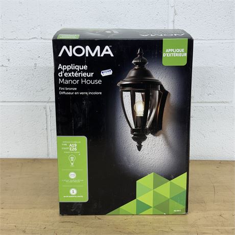 Noma Manor House Outdoor Wall Light - Lot #1