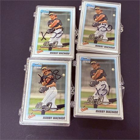 120 Bowman Manny Machado Rookie Cards