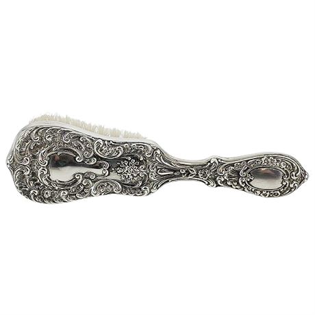 Vintage Gorham Sterling Silver Victorian Chased Baby Hairbrush