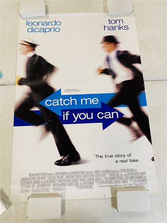 Catch me if you Can Original DS 27x40 Movie Poster - ROLLED