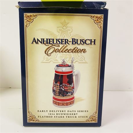 Budweiser 1934 Beer Truck Stein Mint in Orig Box