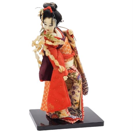 Vintage Japanese Geisha Doll