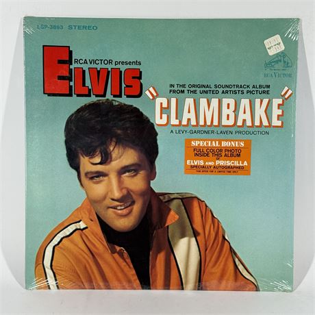 Sealed Elvis Presley "Clambake" LP